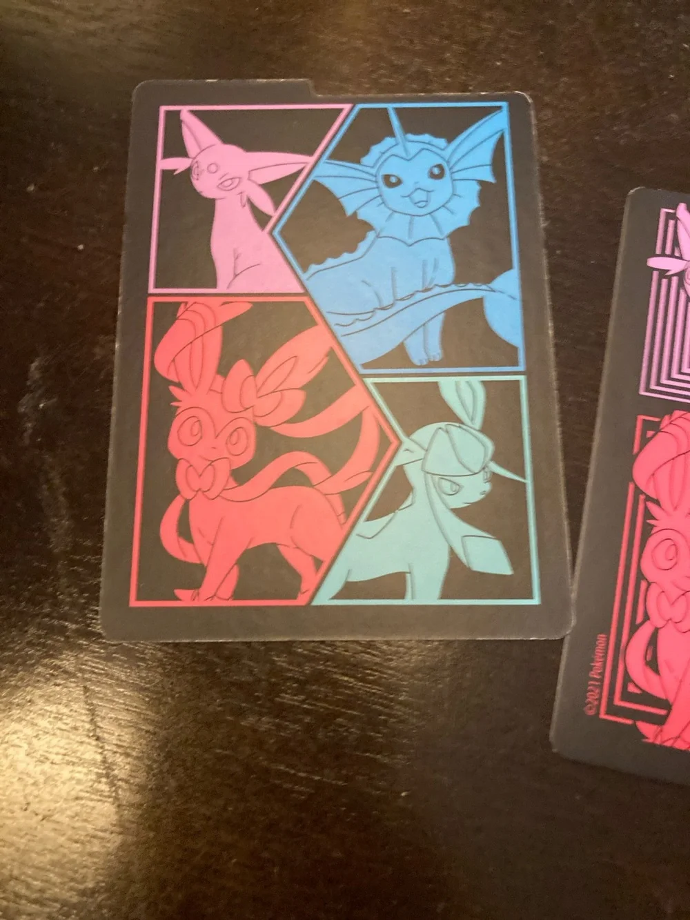 Pokemon Eeveelutions Neon Sleeve Set - Pink Blue Mint